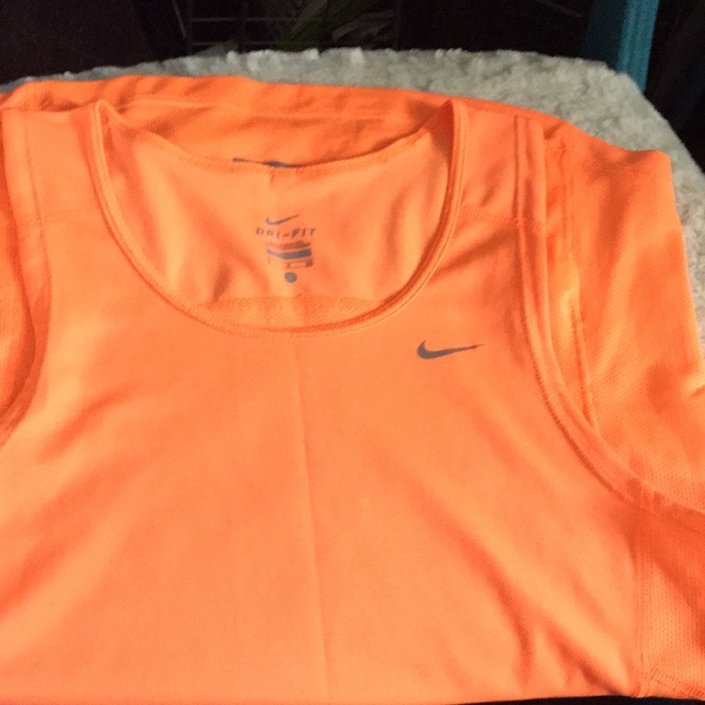 Dry fit  Nike neon orange tank